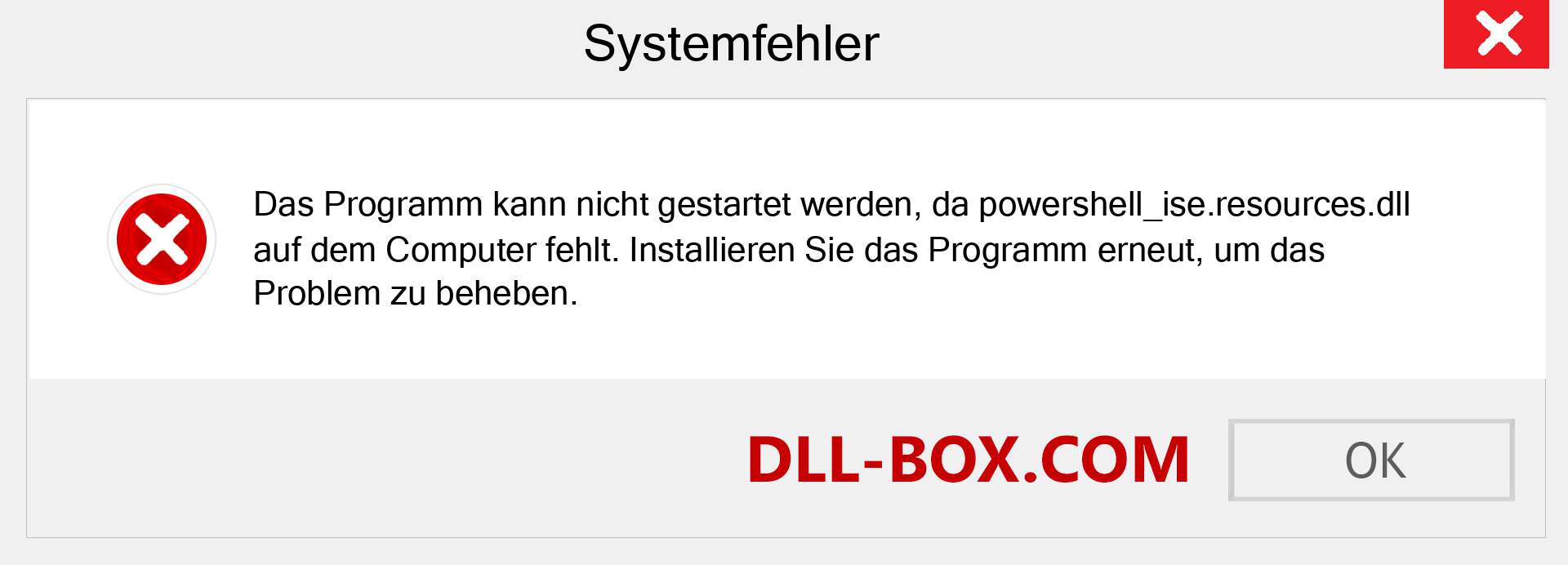 powershell_ise.resources.dll-Datei fehlt?. Download für Windows 7, 8, 10 - Fix powershell_ise.resources dll Missing Error unter Windows, Fotos, Bildern