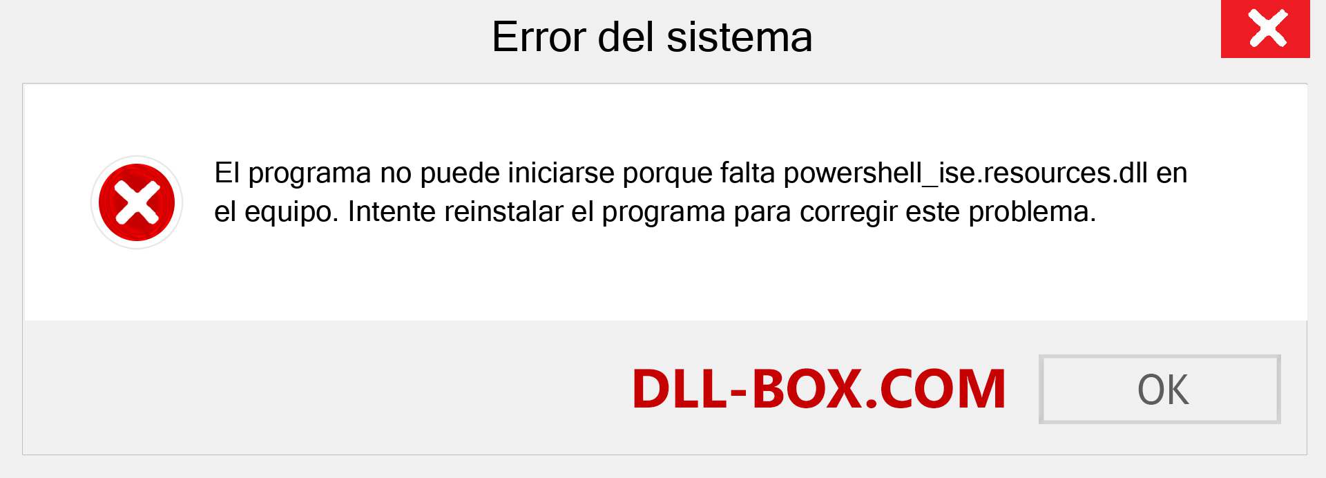 ¿Falta el archivo powershell_ise.resources.dll ?. Descargar para Windows 7, 8, 10 - Corregir powershell_ise.resources dll Missing Error en Windows, fotos, imágenes